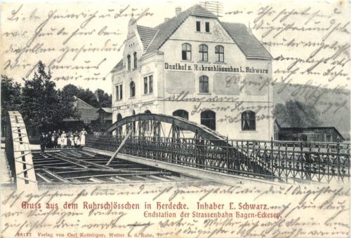Gruss aus dem Ruhrschlösschen in Herdecke
