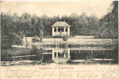 Bad Oeynhausen - Goldfischteich und Gedächtnishalle