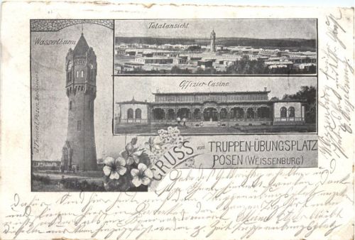 Gruss vom Truppen-Übungsplatz Posen - Weissenburg