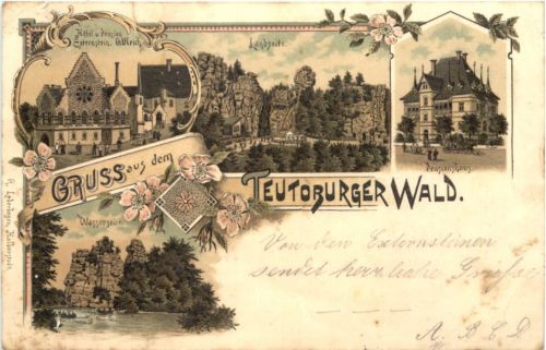 Gruss aus dem Teutoburger Wald - Hotel Externstein - Horn-Meinberg