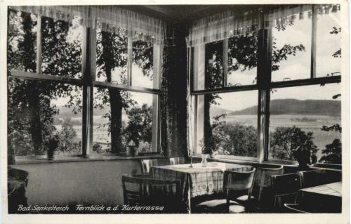 Bad Senkelteich - Fernblick an der Kurterrasse - Vlotho