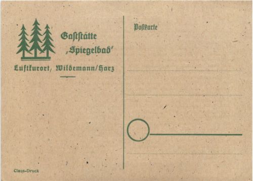 Wildemann - Gaststätte Spiegelbad