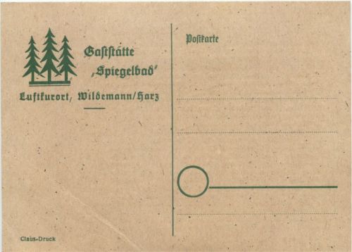 Wildemann - Gaststätte Spiegelbad