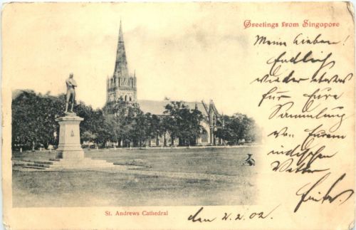 Greetings from Singapore - St. Andrews Cathedral
