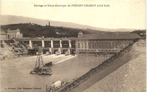 Pougny-Chancy - Barrage et Usine electrique