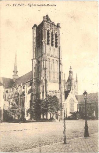 Ypres - Eglise Saint Martin - Feldpost 39. Inf Div.