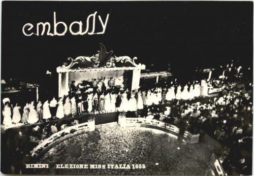 Rimini - Elezione Miss Italia 1955