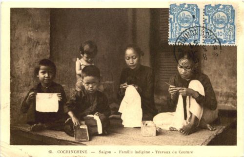 Saigon - Famille indigene
