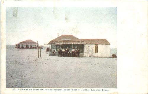 Scene on Southern Pacific - Langtry Texas
