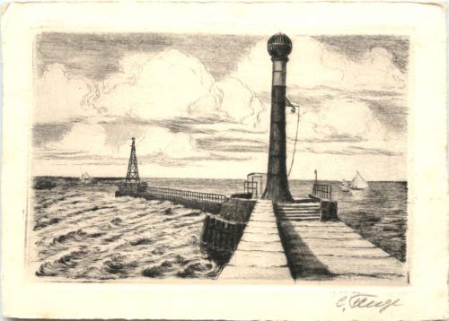 Ostseebad Warnemünde - Leuchtturm