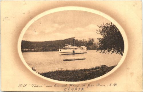 SS Victoria near Evandale Wharf - St. John River