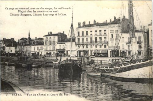 Blaye - Chenal et Cours du Port