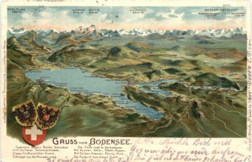 Gruss vom Bodensee Litho