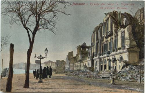 Messina - Rovine del corso V. Emanuele