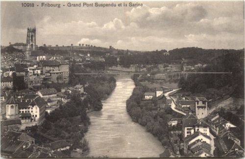 Fribourg - Grand Pont Suspendu