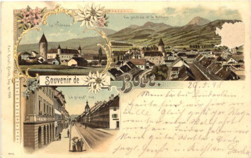 Souvenir de Bulle - Litho