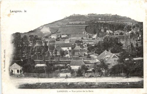 Langres - Vue prise de la Gare