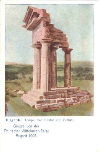 Girgenti - Temple von Castor und Pollux