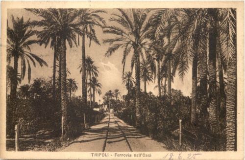 Tripoli - Ferrovia nell oasi
