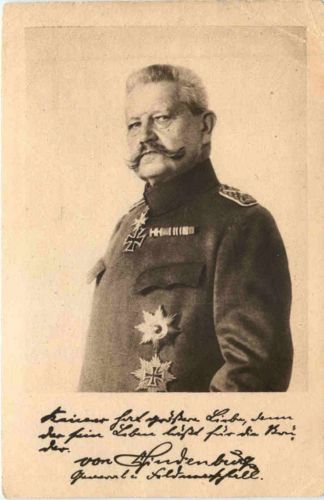 von Hindenburg - Feldmarschall
