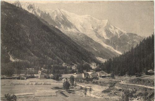 Argentiere et le Mont Blanc