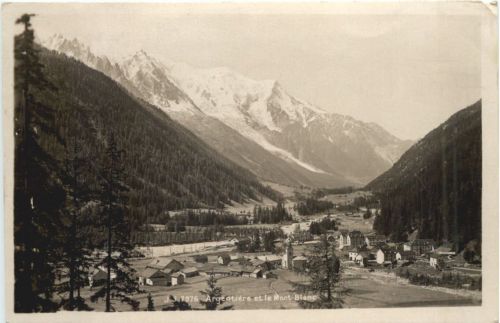 Argentiere et le Mont Blanc