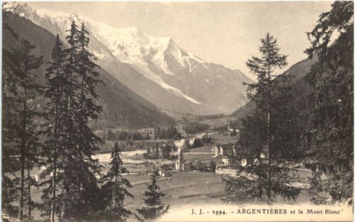 Argentiere et le Mont Blanc