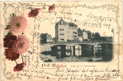 Belfort - Pont de la Savoureuse - Litho