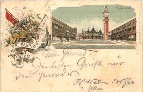 Un Saluto da Venezia - Litho