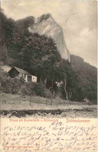 Stubbenkammer - Strand mit Fischerhütte