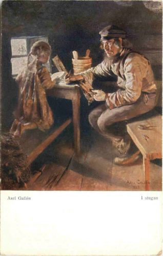 Künstler Ak Axel Gallen