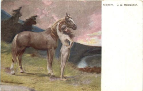 Künstler Ak C. W. Bergmüller