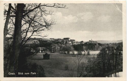Greiz - Blick zum Park