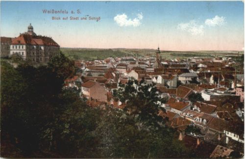 Weissenfels - Blick auf Stadt und Schloss