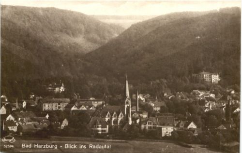 Bad Harzburg - Blick ins Radautal