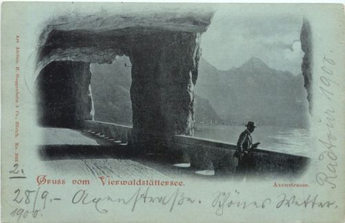 Gruss vom Vierwaldstättersee - Axenstrasse