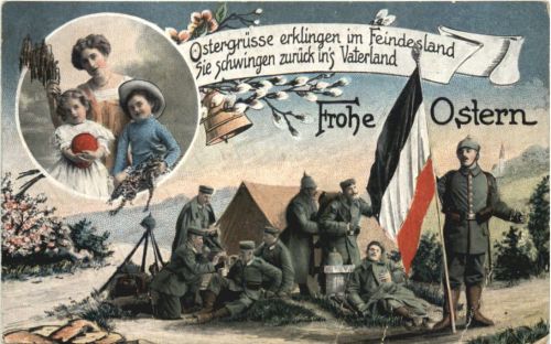 WW1 Frohe Ostern - Feldpost