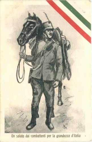 Un saluto dai combatteni per la grandezza d Italia