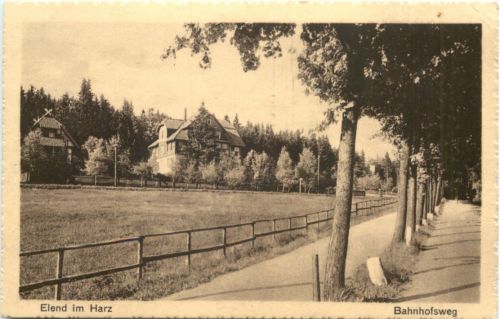 Elend im Harz - Bahnhofsweg