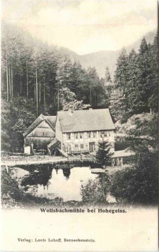 Wolfsbachmühle bei Hohegeiss