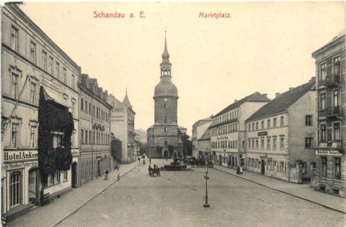 Schandau a. E. - Marktplatz
