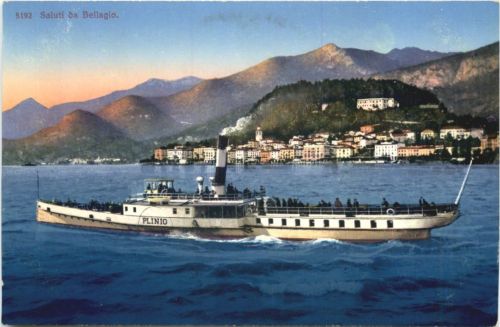 Saluti da Bellagio - Dampfer Plinio