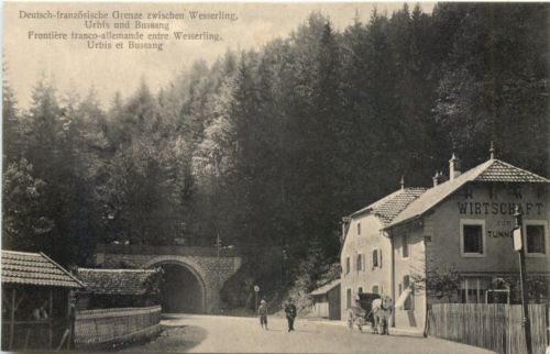 Grenze zwischen Wesserling, Urbis und Bussang