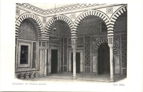Tunis - Interieur de Palais arabe