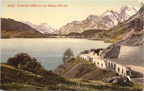 Silsersee mit Maloja