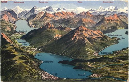 Zug und Seen Umgebung
