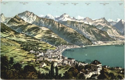Montreux et les Alpes