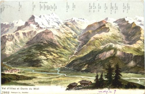 Val dÌlliez et Dents du Midi