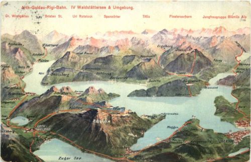 Vierwaldstätter See und Umgebung