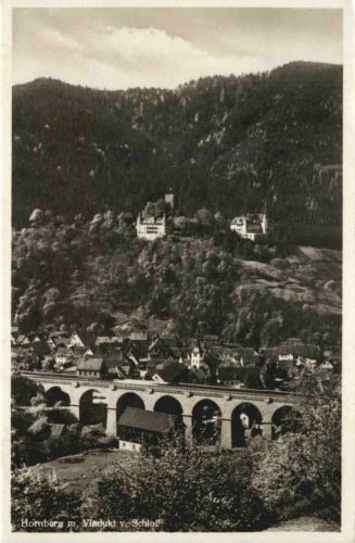 Hornberg m. Viadukt v. Schloss